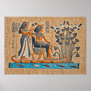 Hatshepsut-templet, Faraoniska båtar Poster