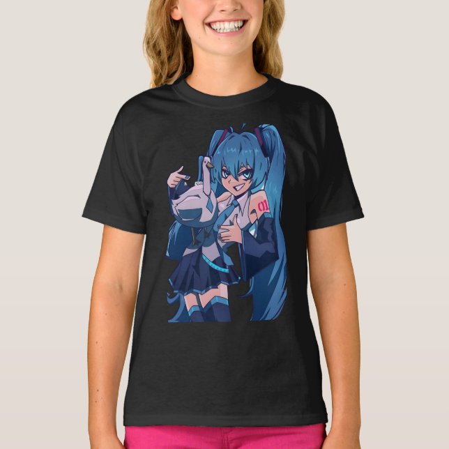 Hatsune miku t shirt (Framsida)