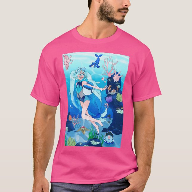 Hatsune Miku Vatten Type Trainer T Shirt (Framsida)