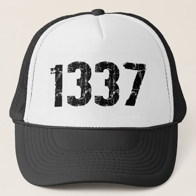 Hatt 1337 truckerkeps (Framsida)