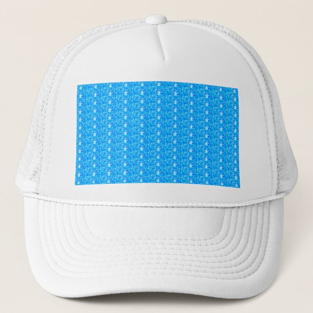 Hatt Babyblå Glitter Truckerkeps (Framsida)