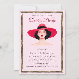 Hatt Derby Festinladning Inbjudningar