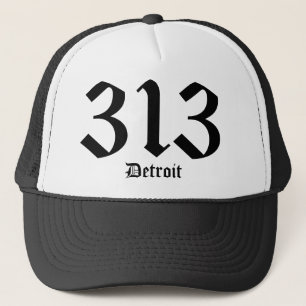 Hatt för 313 Detroit Truckerkeps