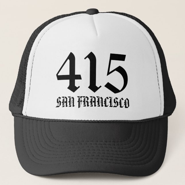 Hatt för 415 San Francisco Truckerkeps (Framsida)