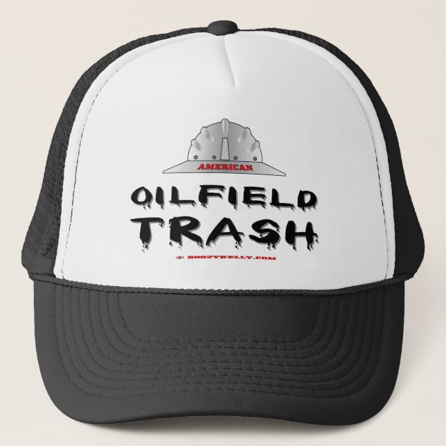 Hatt för amerikanOilfieldsopor Truckerkeps (Framsida)