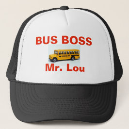HATT för BUSSCHEF Mr.Lou Truckerkeps