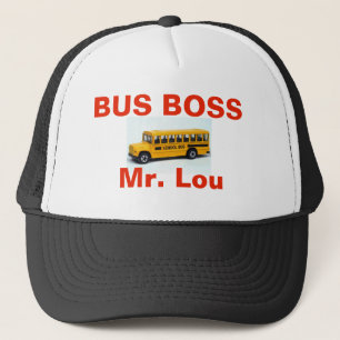 HATT för BUSSCHEF Mr.Lou Truckerkeps