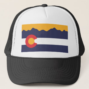 Hatt för Colorado flaggahorisont Keps