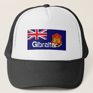 Hatt för Gibraltar flaggasouvenir Keps