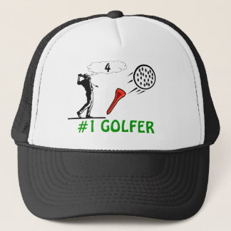 hatt för golfare #1 truckerkeps