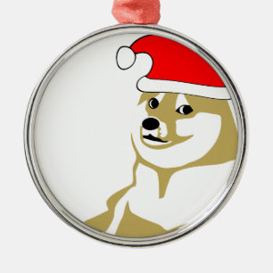 hatt för julafton för dogewowmeme mycket många julgransprydnad metall