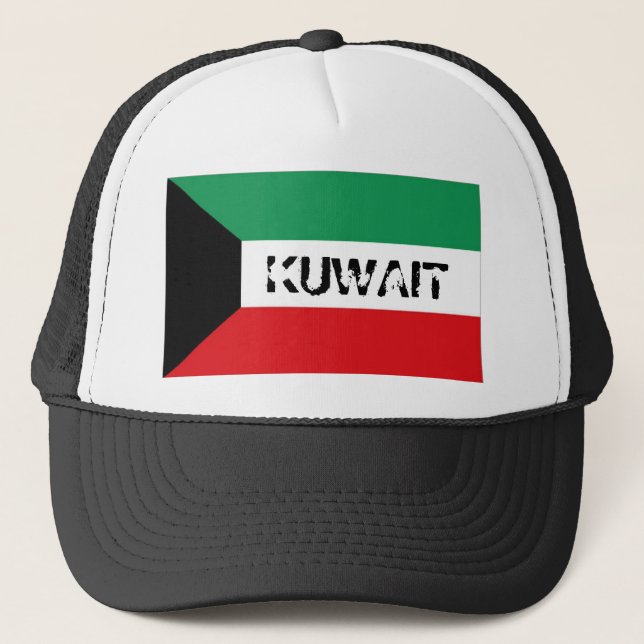 Hatt för Kuwait kuwaiti flaggasouvenir Keps (Framsida)