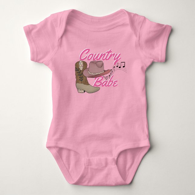 Hatt för lantlig musik för landCowgirl sydlig chic T Shirt (Framsida)