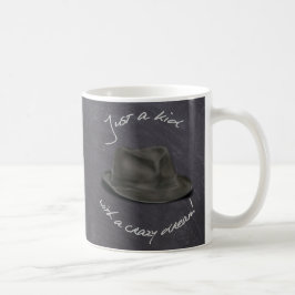 Hatt för Leonard. Galen dröm- unge! Kaffemugg
