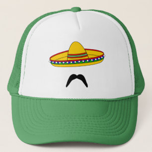 Hatt för mustasch- och SombreroCinco de Mayo Keps
