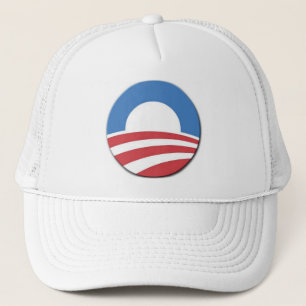 Hatt för Obama kampanjbaseball Truckerkeps