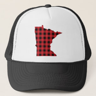 Hatt för pläd för Minnesota truckerkeps Paul