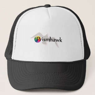 Hatt för Prismhawk logotypsvart Truckerkeps