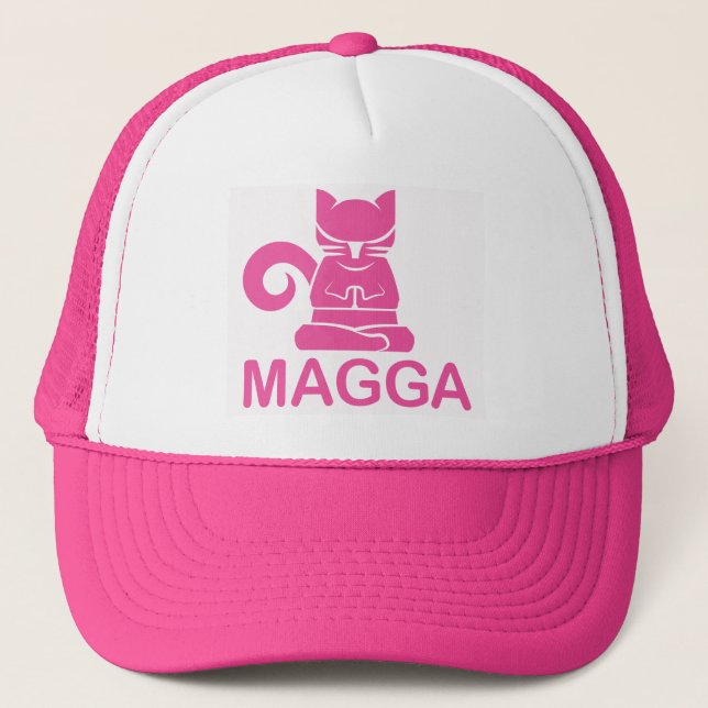 Hatt för Pussy MAGGA för sitta rosa Keps (Framsida)