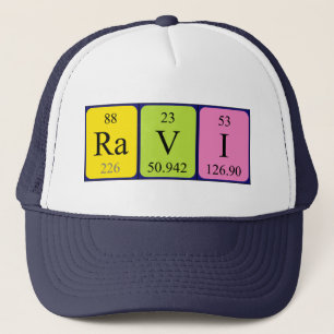 Hatt för Ravi periodisk bordnamn Keps