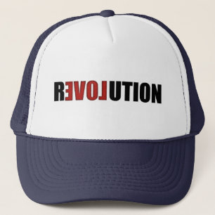Hatt för revolution (kärlek) truckerkeps