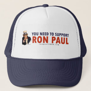 Hatt för Ron Paul Uncle Sam Keps