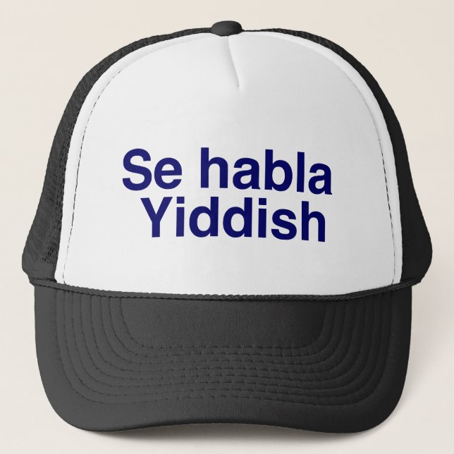 Hatt för Se-hablaYiddish Truckerkeps (Framsida)