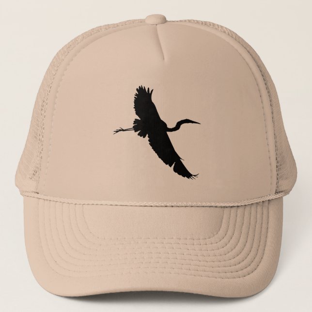 Hatt för Silhouette för flygEgret 1 Keps (Framsida)