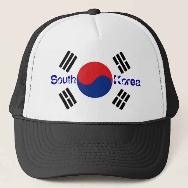 Hatt för Sydkorea koreansk flaggasouvenir Keps (Framsida)