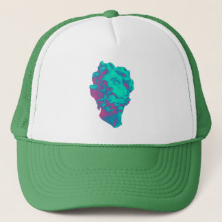 Hatt för Vaporwave estetisk tekniskt felstaty Keps