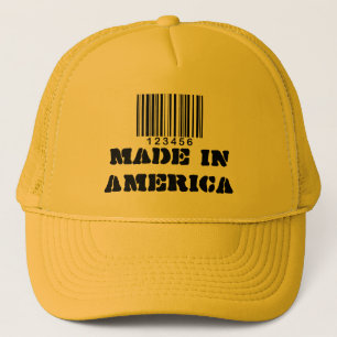 Hatt/gjort i Amerika Truckerkeps