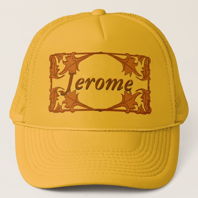 Hatt - Lövrik fästningsram med namn Truckerkeps (Framsida)