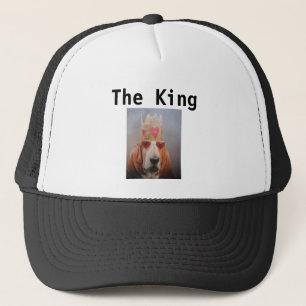 Hatt Med Basset Hound Kung Truckerkeps