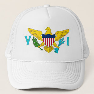 Hatt med flagga av Virgin Islands - USA Keps