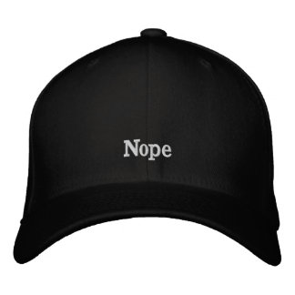 Hatt "Nope ", Broderad Keps