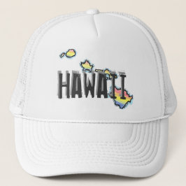 Hatt på hawaiiöarna truckerkeps