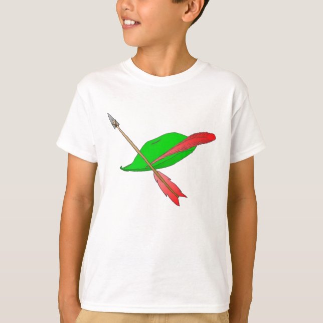 Hatt & pil t-shirt (Framsida)
