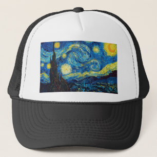 Hatt Van Gogh för Starry natt Truckerkeps