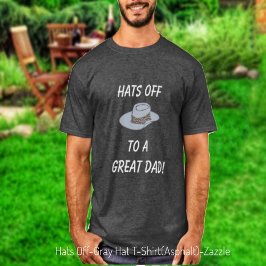 Hattar av annan Grått-Hat T Shirt