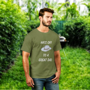 Hattar av annan Grått-Hat T-Shirt
