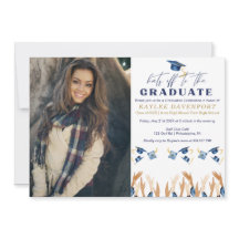 Hattar av fotoinbjudan i Studentfest