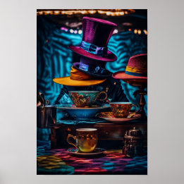 Hattar av Mad Hatter Poster