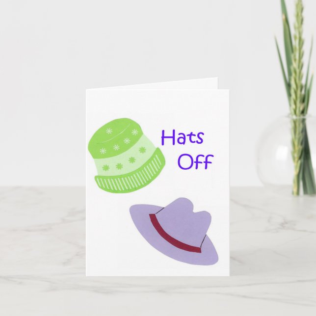 Hattar av Notecard Kort (Framsida)