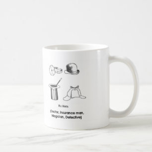 Hattar av pharmacisten kaffemugg