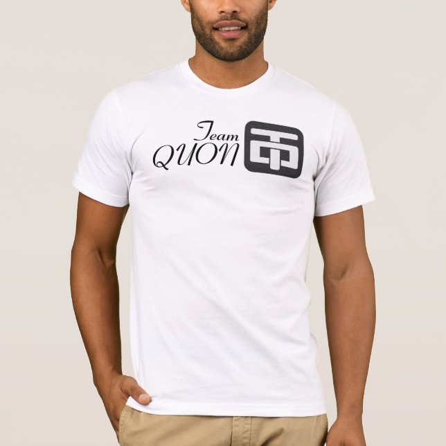 Hattar för lag QUON av Tee Shirt (Framsida)