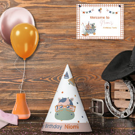 Hattar i barns födelsedag Pappra Party