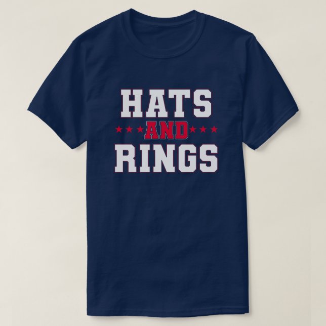 Hattar Och Ringar T Shirt (Design framsida)