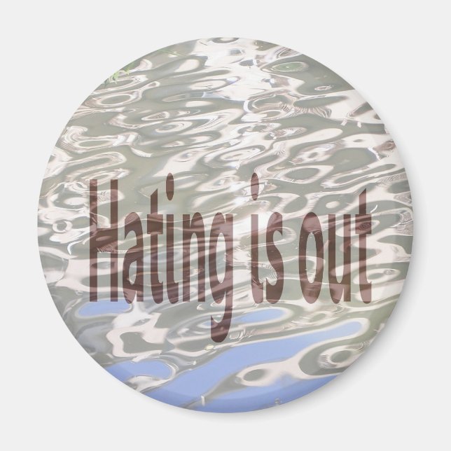 Hatten är ute magnet (Framsidan)