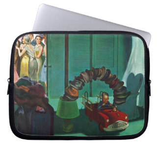 Hatten överbryggar laptop fodral