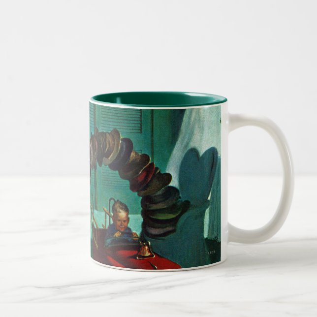 Hatten överbryggar Två-Tonad mugg (Höger)